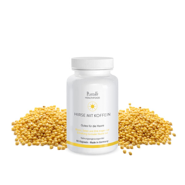 Hirse mit Koffein Kapseln