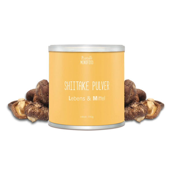 Shiitake Pulver 190g